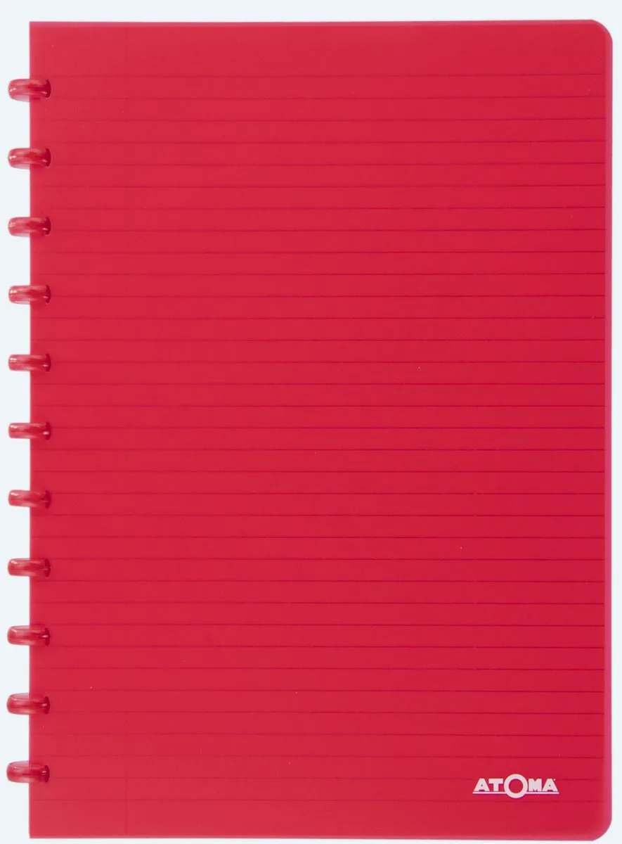 Atoma Seyes schrift, ft A4, 144 bladzijden, PP, gelijnd, geassorteerde kleuren — detail 3