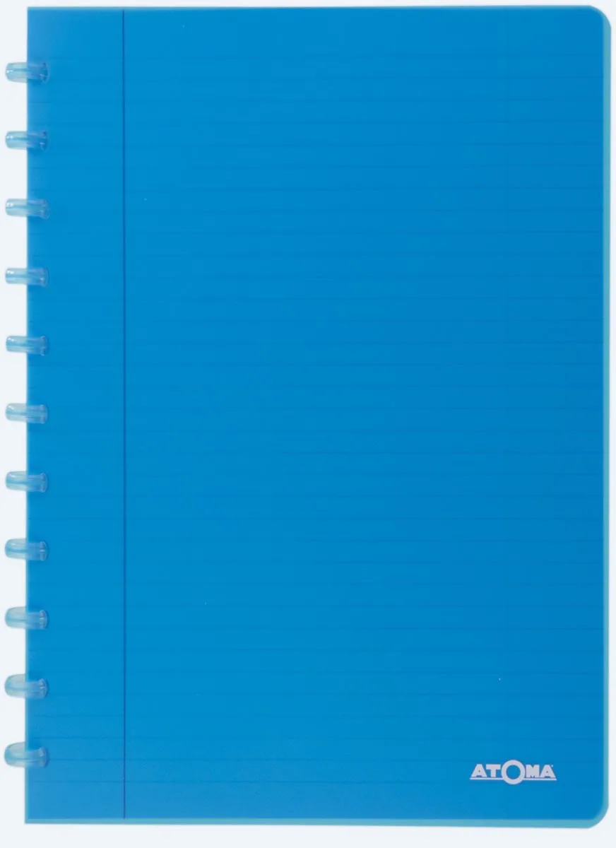Atoma Seyes schrift, ft A4, 144 bladzijden, PP, gelijnd, geassorteerde kleuren — detail 4