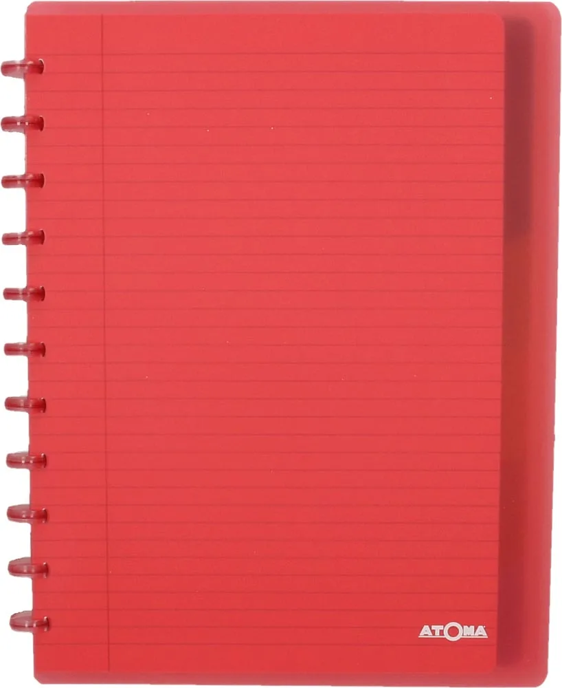 Atoma Seyes schrift, ft A4 +, 120 bladzijden, PP, gelijnd, met 6 tabbladen en 5 showtassen, assorti — detail 3