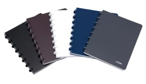 Atoma schrift, ft A4, 144 bladzijden, PP, gelijnd, geassorteerde kleuren — schriften met ringen