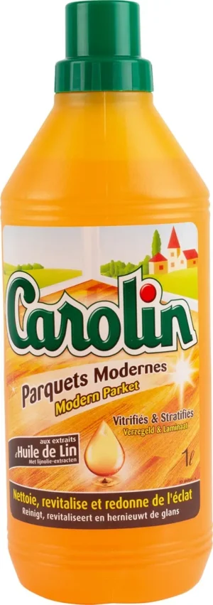 Carolin vloerreiniger modern parket, fles van 1 l — schoonmaakbenodigdheden