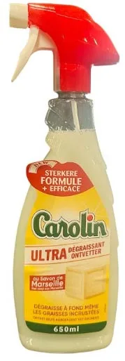Carolin ontvetter Marseille, spray van 650 ml — schoonmaakbenodigdheden