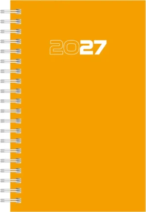 Aurora Daily 32W PP 500 micron color, geassorteerde kleuren, 2027 — kantooragenda 2027