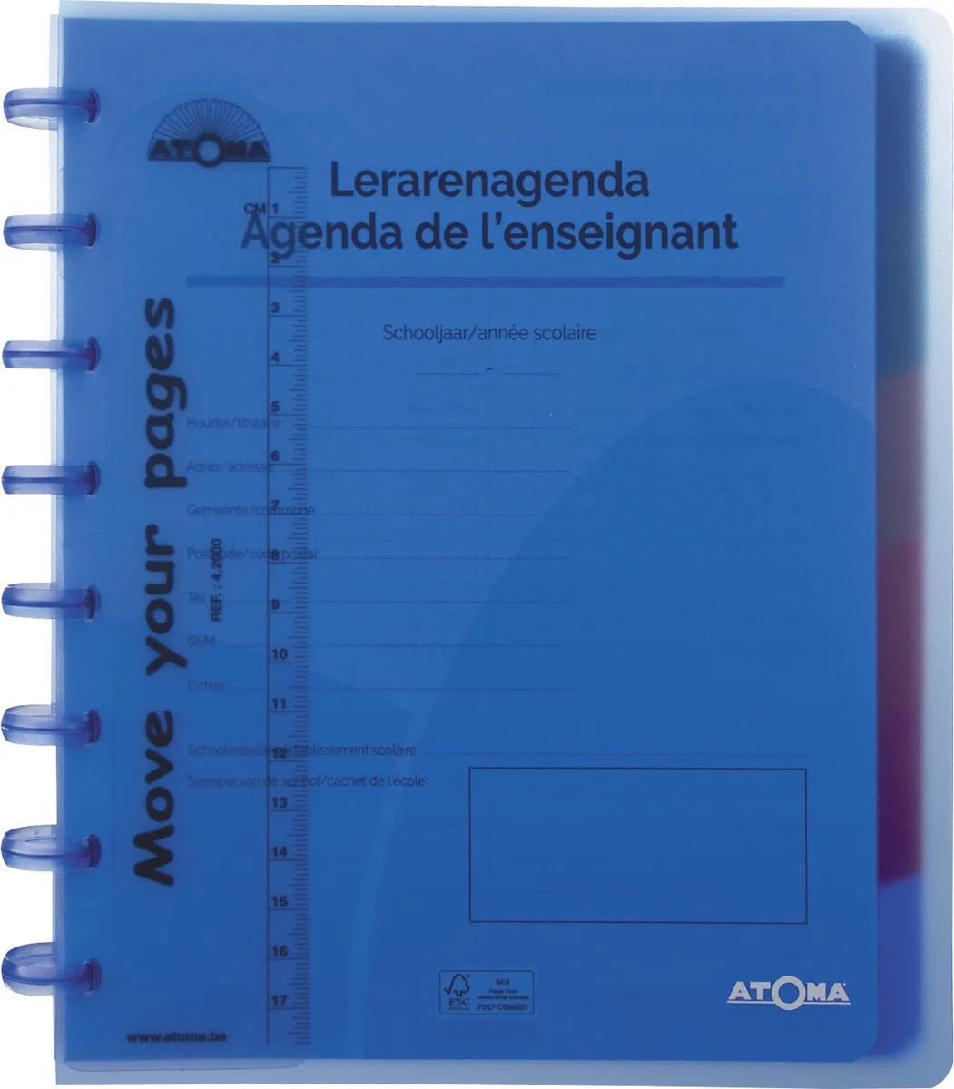 Atoma Lerarenagenda ft A5+ — klasdagboek