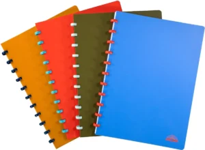 Atoma Nature schrift A4 gelijnd met 144 bladzijden in geassorteerde kleuren
