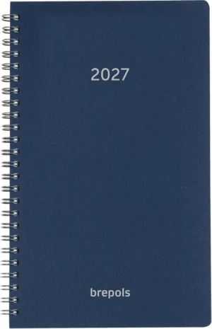 Brepols agenda Breform Polyprop 6-talig, blauw, 2027 — kantooragenda 2027