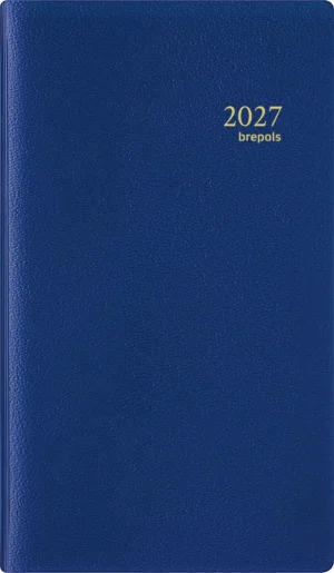 Brepols Notaplan Genova 6-talig, blauw, 2027 — zakagenda 2027