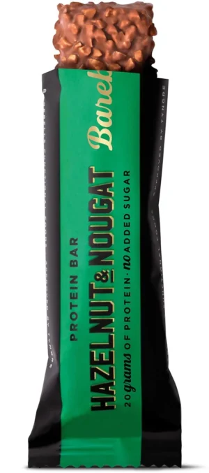Barebells reep Original Hazelnut & Nougat, 55 g, pak van 12 stuks — drank en eetwaren