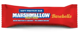 Barebells reep Soft Marshmallow Rocky Road van 55 g, pak van 12 stuks