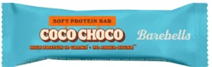 Barebells Soft Coco Choco proteĆÆnerepen van 55 g in een pak van 12 stuks