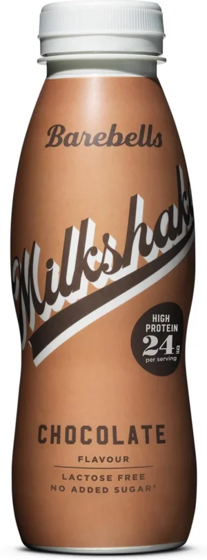 Barebells milkshake chocolade, 33 cl, pak van 8 — drank en eetwaren