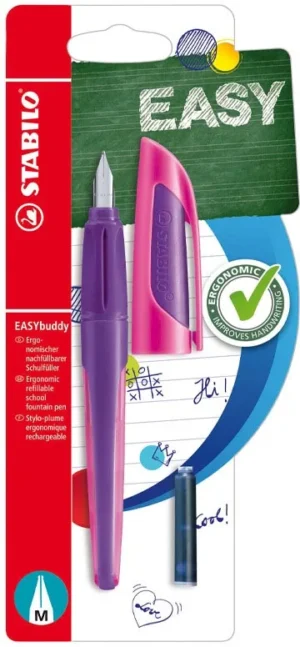 STABILO EASYbuddy vulpen, paars en magenta