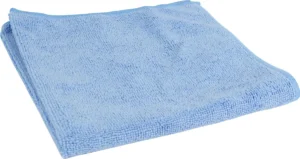 Microvezeldoek, ft 40 x 40 cm, blauw, pak van 10 stuks — schoonmaakbenodigdheden