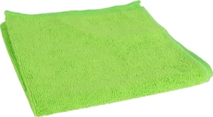 Microvezeldoek, ft 40 x 40 cm, groen, pak van 10 stuks — schoonmaakbenodigdheden