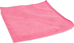 Microvezeldoek, ft 40 x 40 cm, roze, pak van 10 stuks — schoonmaakbenodigdheden