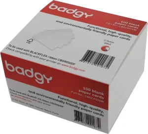 Badgy 100 blanco kaarten van papier, 0,76 mm, voor Badgy100 of Badgy200 — detail 2