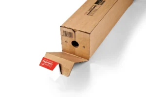 Colompac rechthoekige verzendkoker, ft 705 x 108 x 108 mm, bruin — detail 2