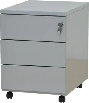 Mobiele ladenblok, 3 laden, aluminium — ladeblok