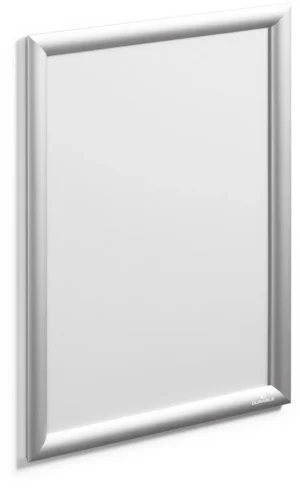 Durable clicklijst, uit aluminium, ft A3, zilver — vitrine