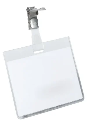 Durable badge met clip ft 60 x 90 mm, horizontaal — detail 2