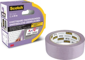 Rol Scotch afdekplakband van 36 mm × 41 m in paarse kleur