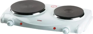 Domo elektrische kookplaat, 1000-1500W, wit — elektro