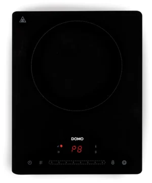 Domo inductiekookplaat, 1 vuur, 2000W, zwart — elektro