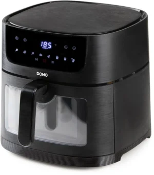 Domo heteluchtfriteuse Deli-Fryer met kijkvenster, 8 l, zwart — elektro