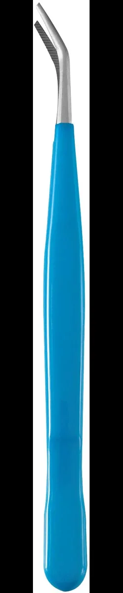 Blauwe Westcott pincet Softgrip van 15,5 cm met zachte handgreep