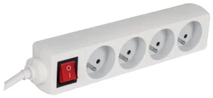 Perel contactdoos met 4 stopcontacten en schakelaar, voor Nederland — elektriciteit