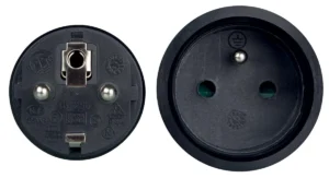 Perel verlengkabel 3 meter, zwart, voor Nederland — detail 2