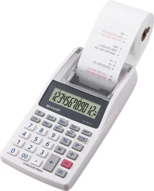 Sharp bureaurekenmachine met telrol EL-1611V — bureaurekenmachines met telrol