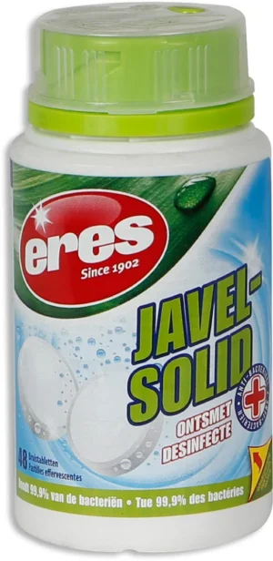 Eres javel solid bruistablet, pot van 48 stuks — reinigingsproduct