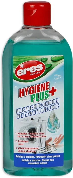 Eres Hygiëne Plus+ wasmachine reiniger, fles van 250 ml — schoonmaakbenodigdheden