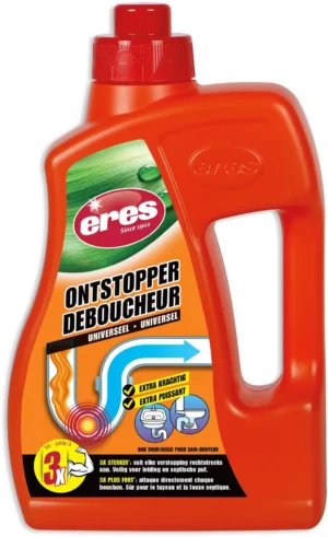 Eres ontstopper, flacon van 1 l — reinigingsproduct
