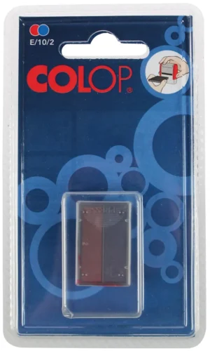 Colop stempelkussen, voor S160L, blauw/rood, blister van 2 stuks — stempelkussens en -inkten