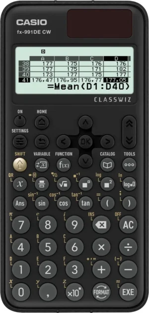 Casio wetenschappelijke rekenmachine FX-991DECW, Duitstalige versie — wetenschappelijke rekenmachines
