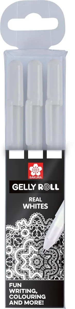 Sakura roller Gelly Roll Basic wit, etui van 3 stuks — tekenpennen en -inkt