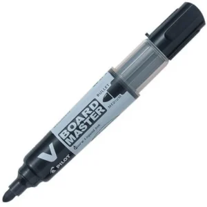 Pilot V-Board Master BeGreen whiteboardmarker, ronde punt, 2,3 mm, 10 stuks + 10 vullingen, zwart — detail 2