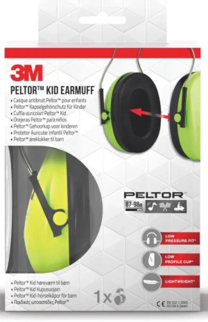3M gehoorkap Peltor Kid, groen — veiligheidstoebehoren
