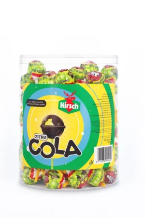 Hirsch Zitro Cola Lolly, 100 stuks, pot van 1,2 kg — drank en eetwaren