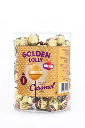 Hirsch Golden Lolly, 100 stuks, pot van 1,2 kg — drank en eetwaren