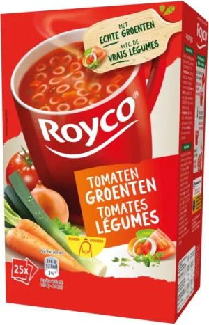 Royco Minute Soup Classic tomaten groenten, pak van 25 zakjes — drank en eetwaren