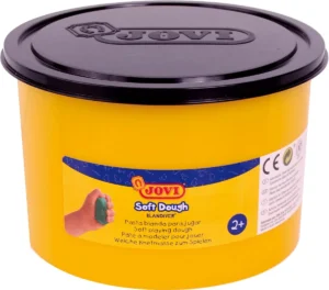 Jovi boetseerpasta Soft Dough 460 g zwart — herbruikbare boetseerpasta