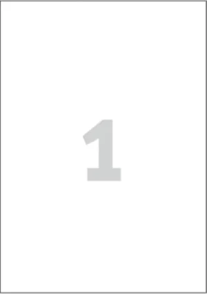 Avery Magneetetiketten, ft 210 x 297 mm, doos van 5 stuks — detail 2