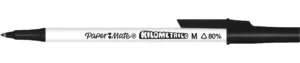 Paper Mate balpen Kilometrico, medium, doos van 50 stuks, zwart — detail 2