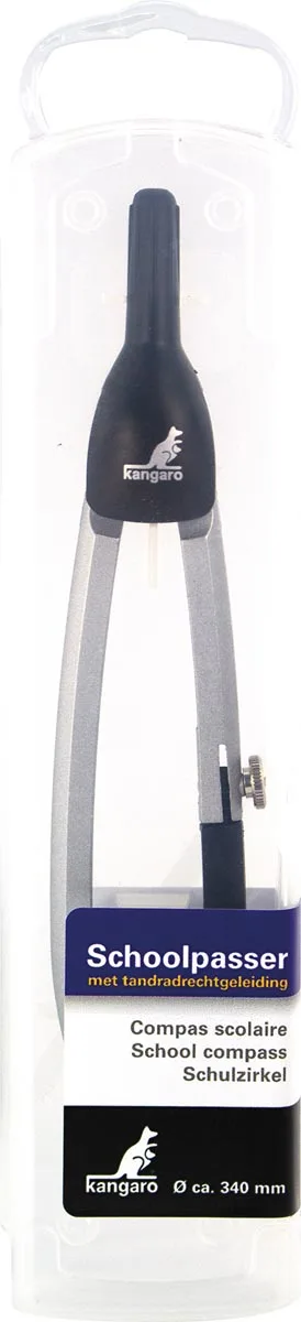 Kangaro passer Pico, metaal, assorti — schoolpasser