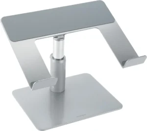 Kensington universele laptopstandaard in zilver met open ventilatieontwerp