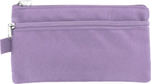 Kangaro pennenzak, plat, 21 x 11 cm, pastel violet — pennenzakje
