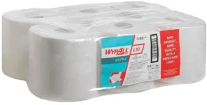 Wypall reinigingsdoeken L10, 1-laags, 6 rollen, 525 doeken, wit — schoonmaakbenodigdheden